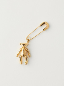 TEDDY BEAR CHARM EARRING 詳細画像