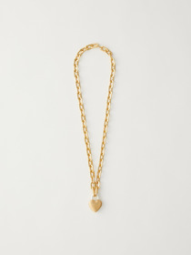 SMALL HEART PADLOCK CHAIN NECKLACE 詳細画像