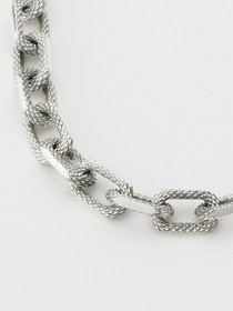 SMALL TEXTURED CHAIN NECKLACE 詳細画像