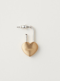 SMALL HEART PADLOCK EARRINGS 詳細画像