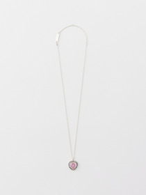 HEART CLASS RING CHARM NECKLACE 詳細画像