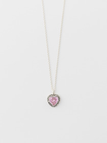 HEART CLASS RING CHARM NECKLACE 詳細画像