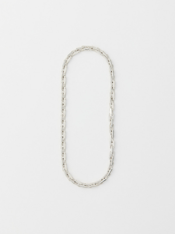 PAVE A CHAIN SHORT NECKLACE