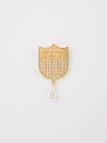 VARSITY SHIELD CHARM EARRING 詳細画像