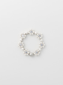 PEARL FLOWER LINK BRACELET 詳細画像