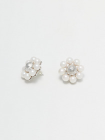 PEARL FLOWER STUD PIERCE 詳細画像