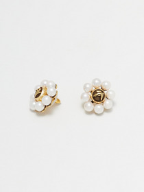 PEARL FLOWER STUD PIERCE 詳細画像