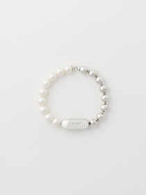 PEARL BALL CHAIN MIX BRACELET L 詳細画像