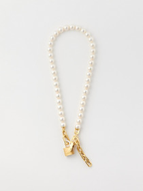 PEARL PADLOCK NECKLACE 詳細画像