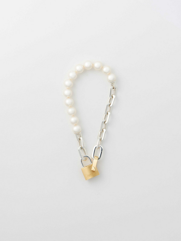 PEARL PADLOCK BRACELET