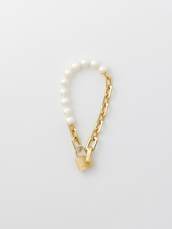 PEARL PADLOCK BRACELET