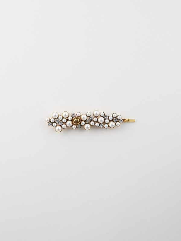 MIXED PEARL HAIRPIN