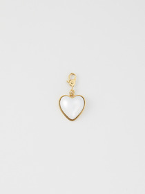 SMALL PEARL HEART CHARM 詳細画像