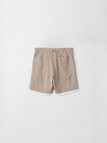 MENS LAYERED SUIT SHORT PANTS 詳細画像