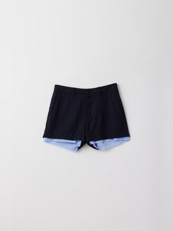 WOMENS LAYERED SUIT SHORT PANTS