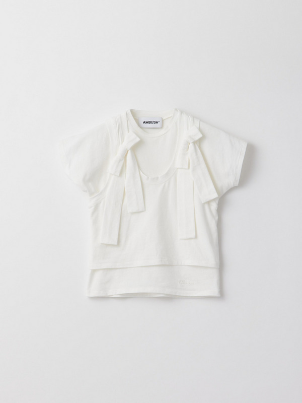 LAYERED RIBBON BABY T-SHIRT