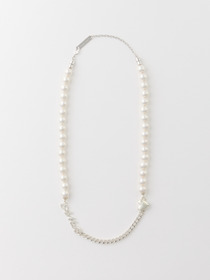 PEARL CHAIN MIX NECKLACE 詳細画像