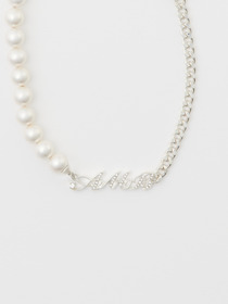 PEARL CHAIN MIX NECKLACE 詳細画像