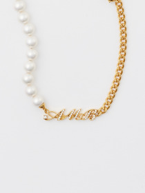 PEARL CHAIN MIX NECKLACE 詳細画像