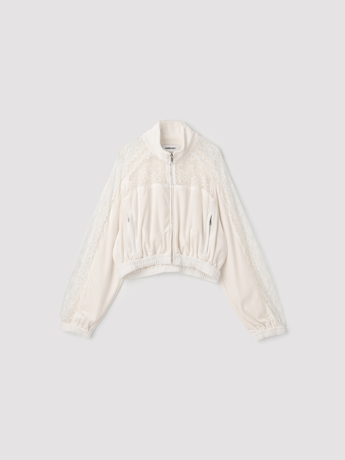 VELOUR TRACK JACKET 詳細画像 White 1
