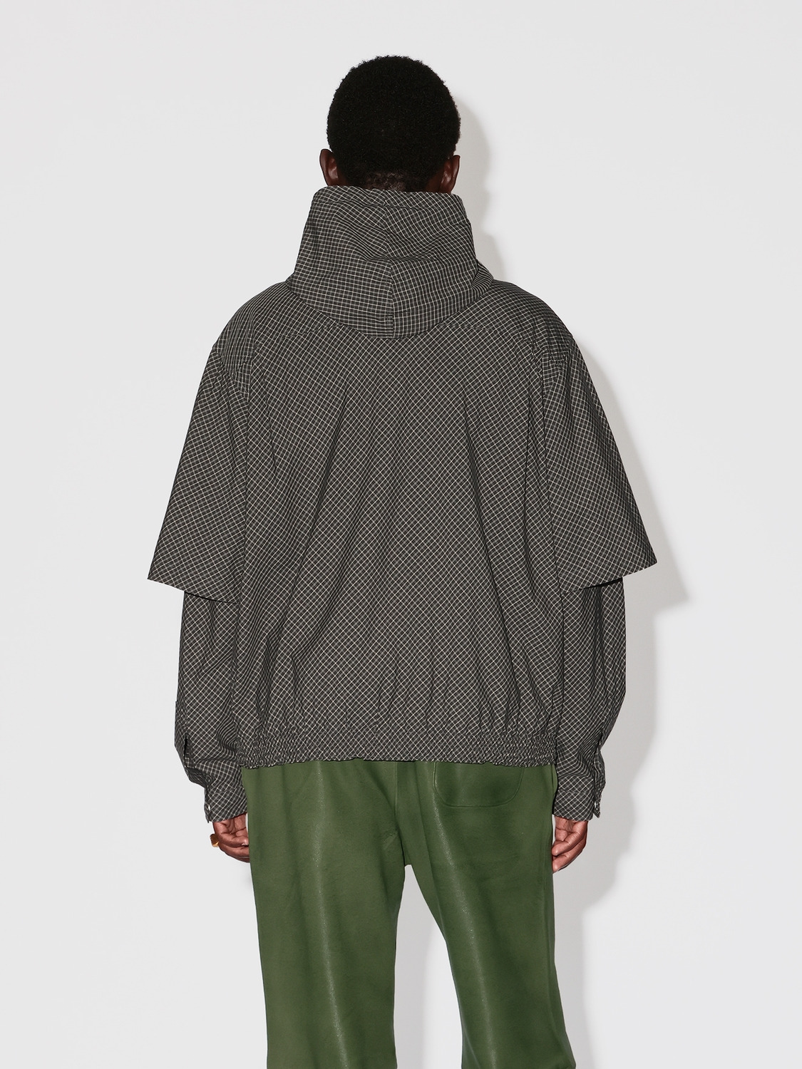 CHECK LAYERD SHIRT 詳細画像 Black 4
