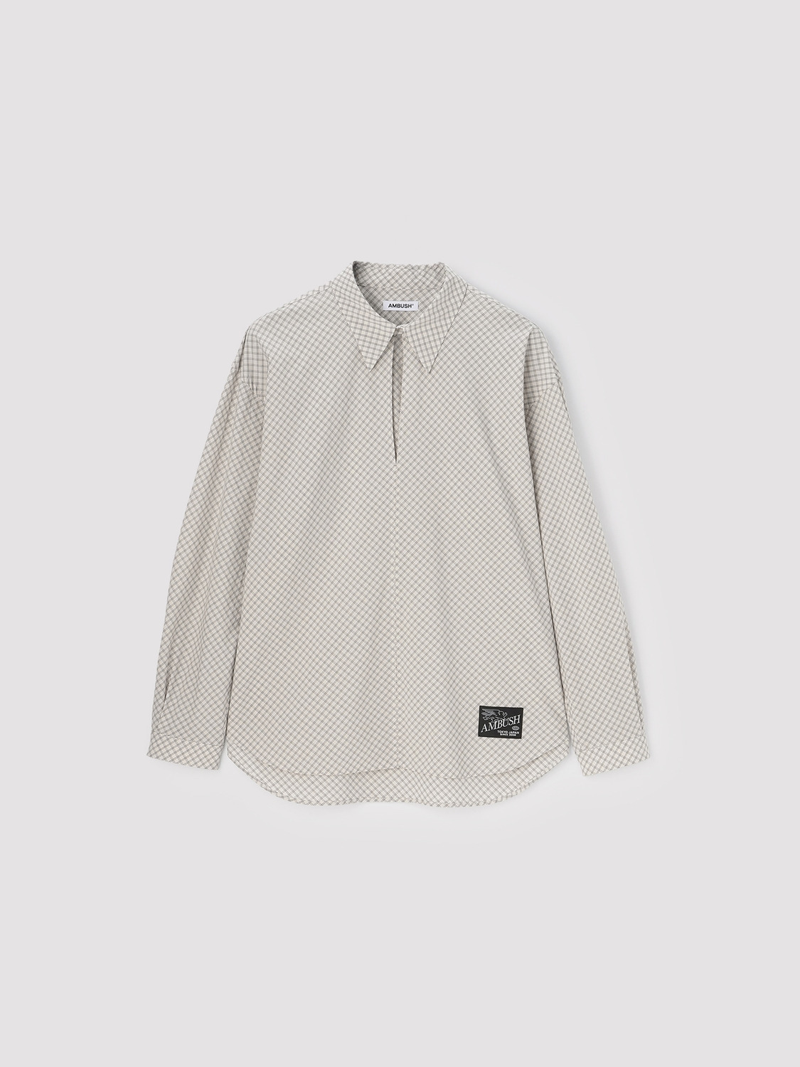 CHECK PULLOVER SHIRT 詳細画像 O.white 1