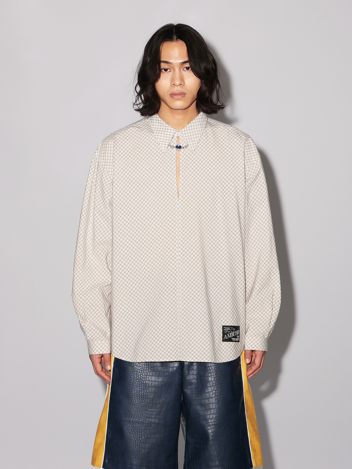 CHECK PULLOVER SHIRT 詳細画像 O.white 2