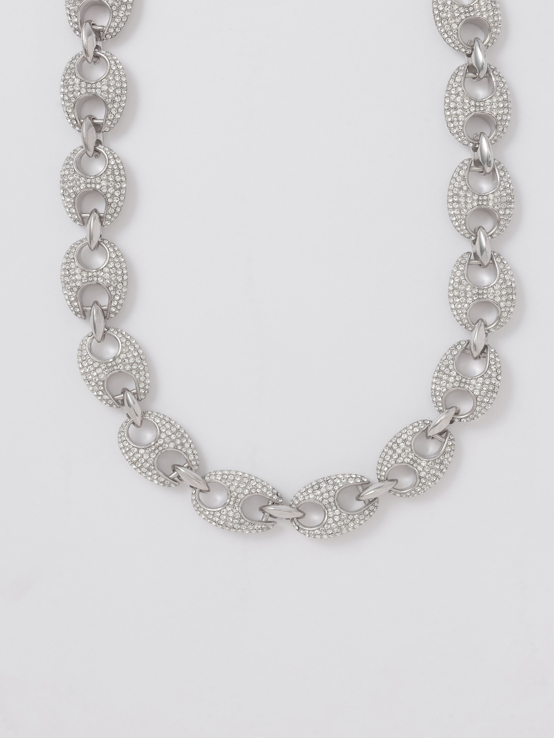 PAVE ARMOR A LINK NECKLACE 詳細画像 Silver 2