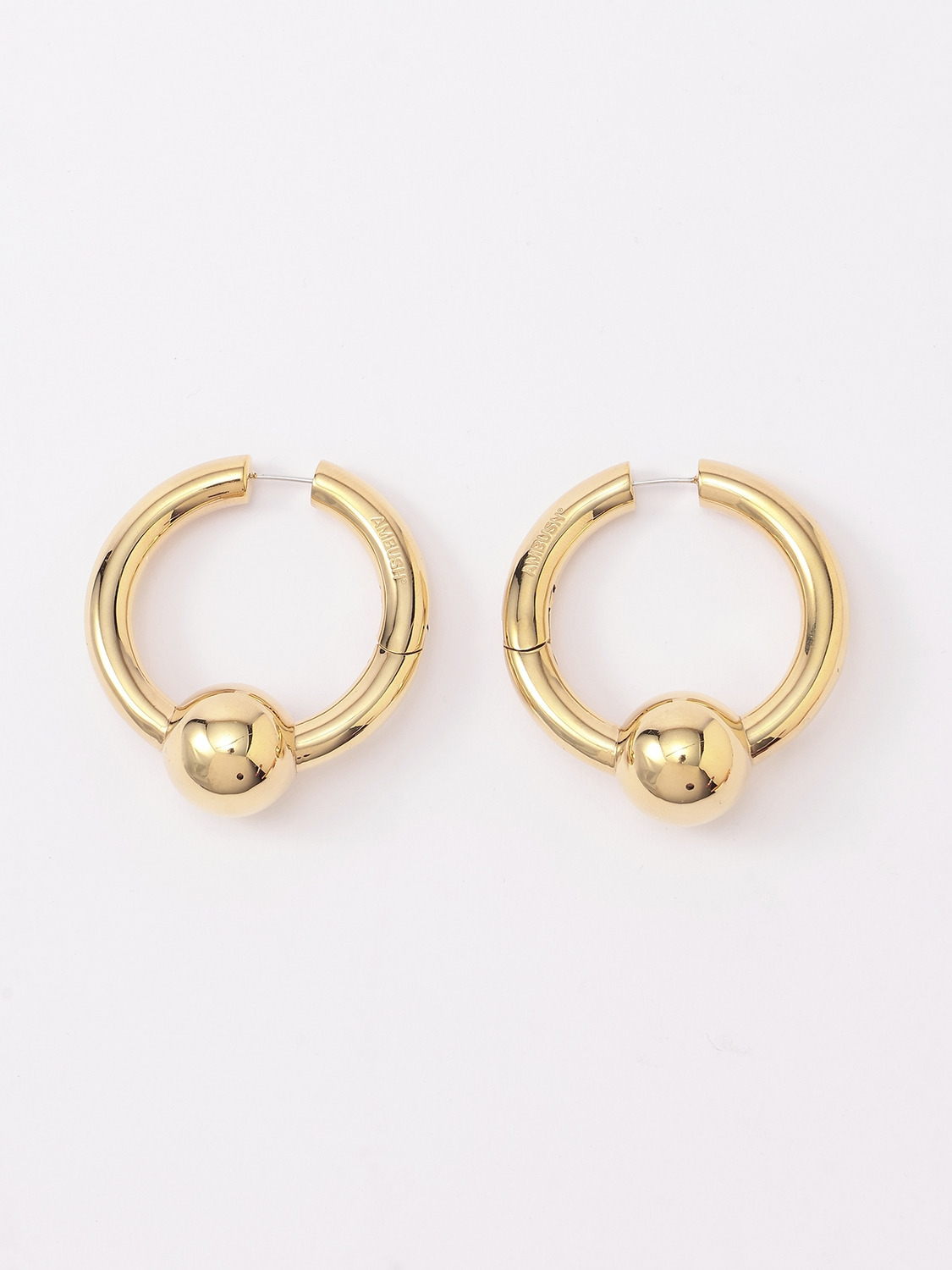 LARGE BALL CLOSUR EARRINGS 詳細画像 Gold 1
