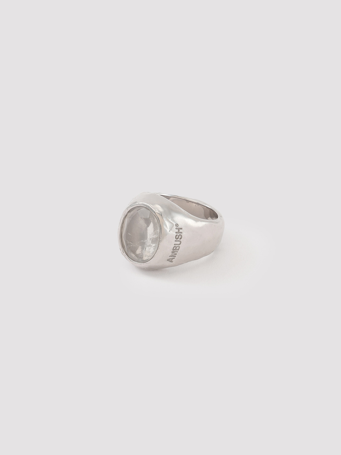 OVAL CUT STONE RING 詳細画像 Clear 1