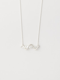 SERPENT LOGO NECKLACE CZ 詳細画像